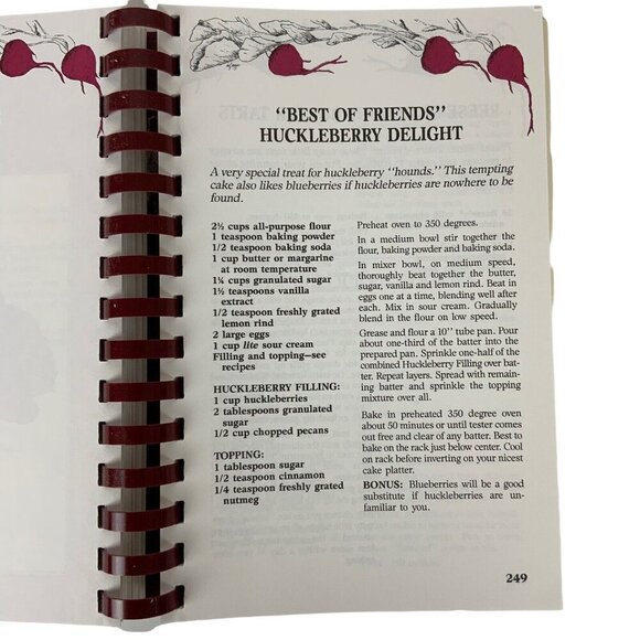Best Of Friends Too Cookbook Vol 2 By Darlene Glantz Skees 1990 Spiral Bound - Picture 15 of 16